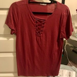 Socialite Red Blouse